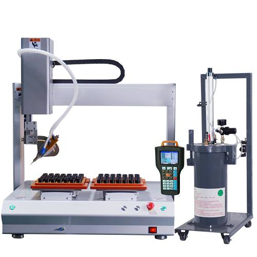 固科/Glueforce双平台自动旋转气动点胶机TZ-DJ5331R-汉高达