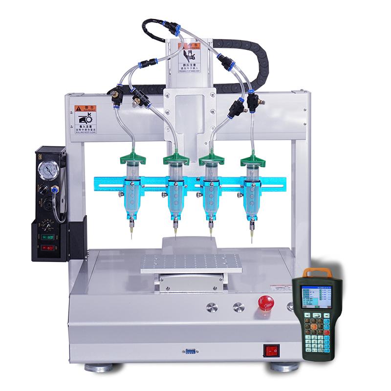 固科/Glueforce三轴四头针筒式精密点胶机TZ-DJ331D-汉高达