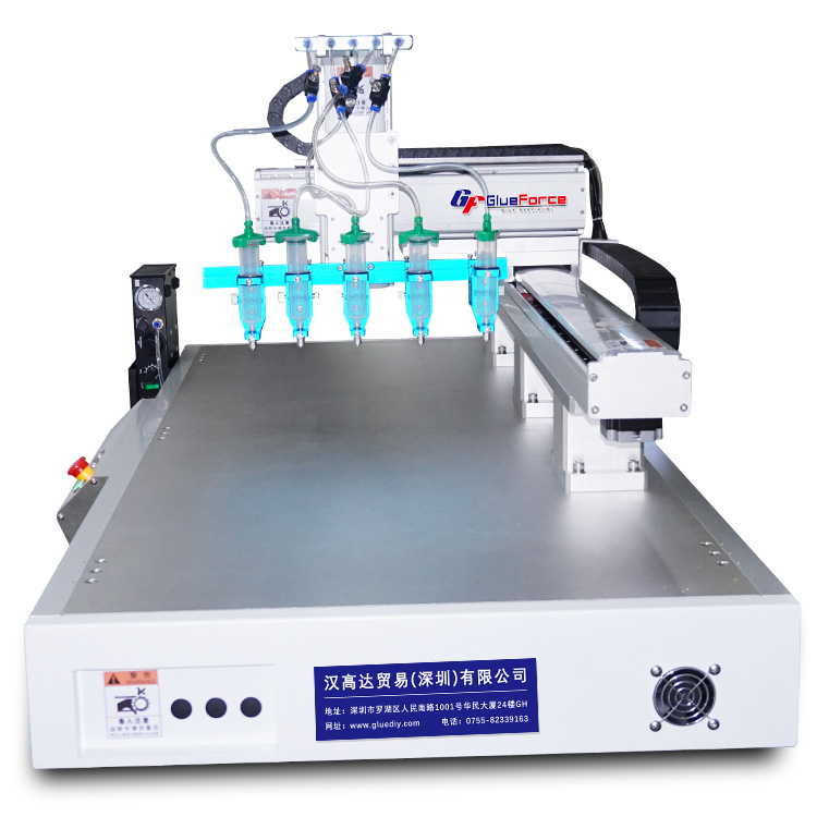 固科/Glueforce定制l非标四头针筒点胶机TZ-DJ1000-汉高达